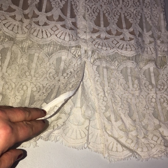 XXXI ROMANTIC Size 2 or small ivory lace dress nude lining NWT - Picture 10 of 15